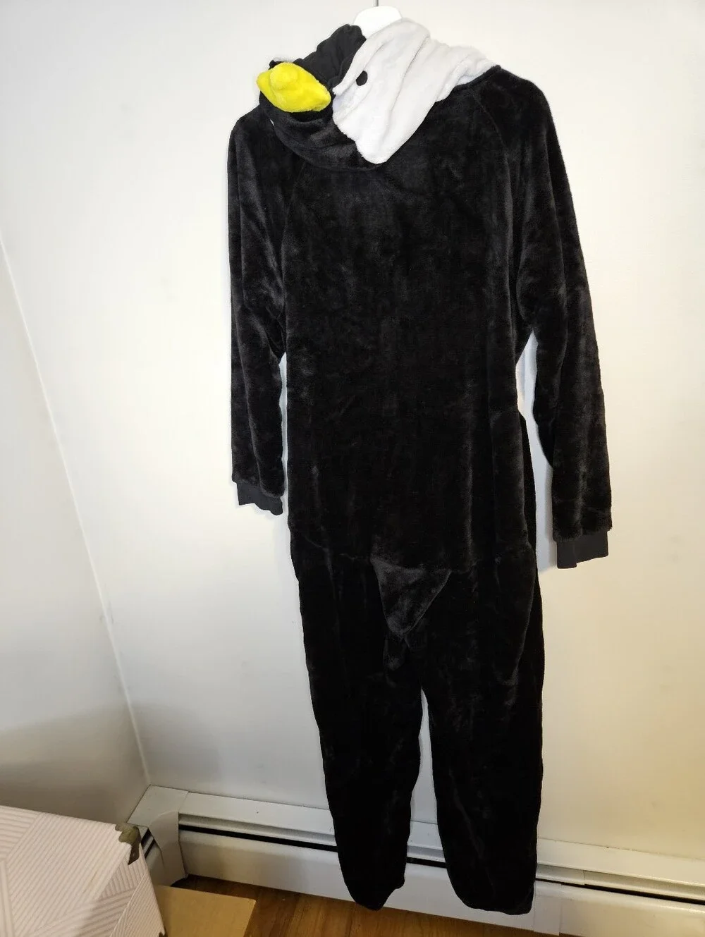 Just Love Womens One Piece Winter Christmas Penguin Bodysuit Hooded Pajamas